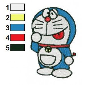 Doraemon 02 Embroidery Design